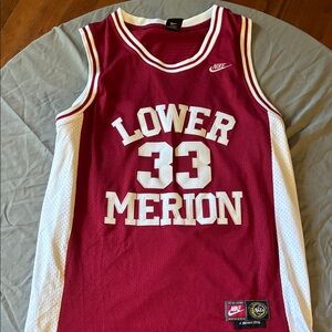 Nike Red and White Lower Merion Jersey